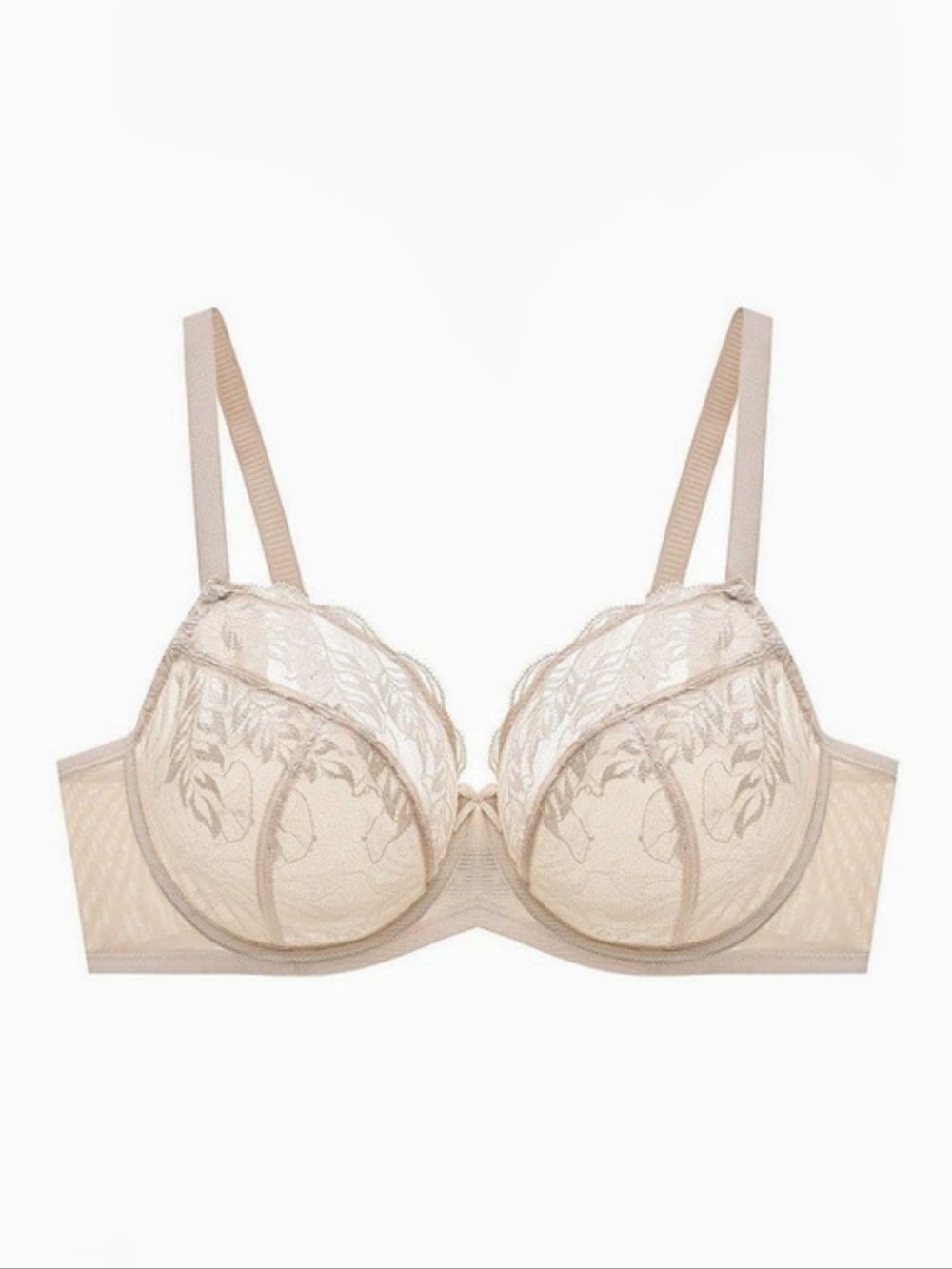 Understance Floral Lace Underwire Bra in Champagne NWT